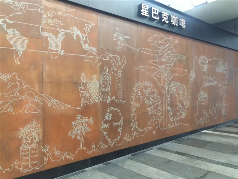 岫岩耐候钢幕墙